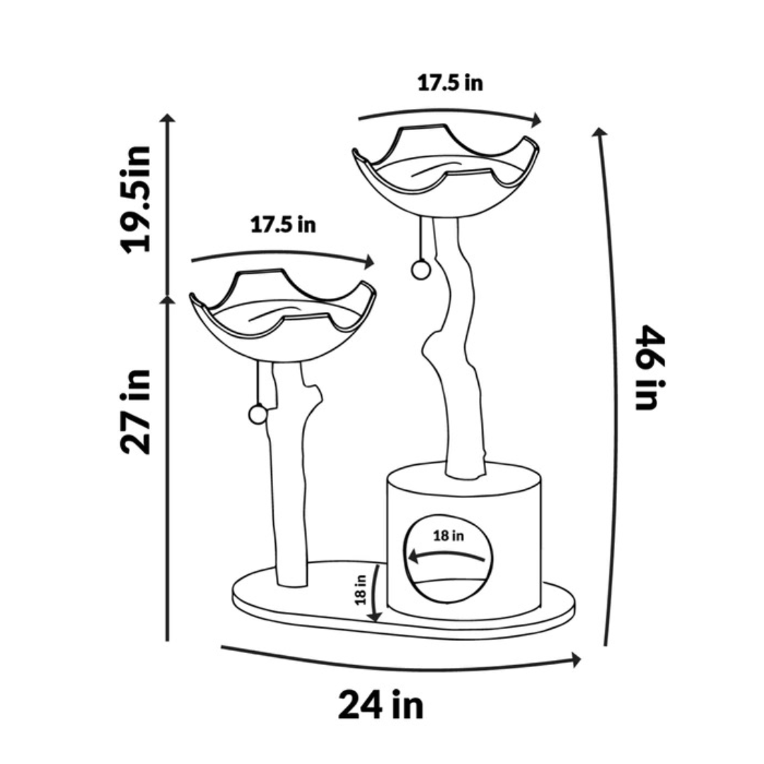 Cento Cat Tree by Mau Pets