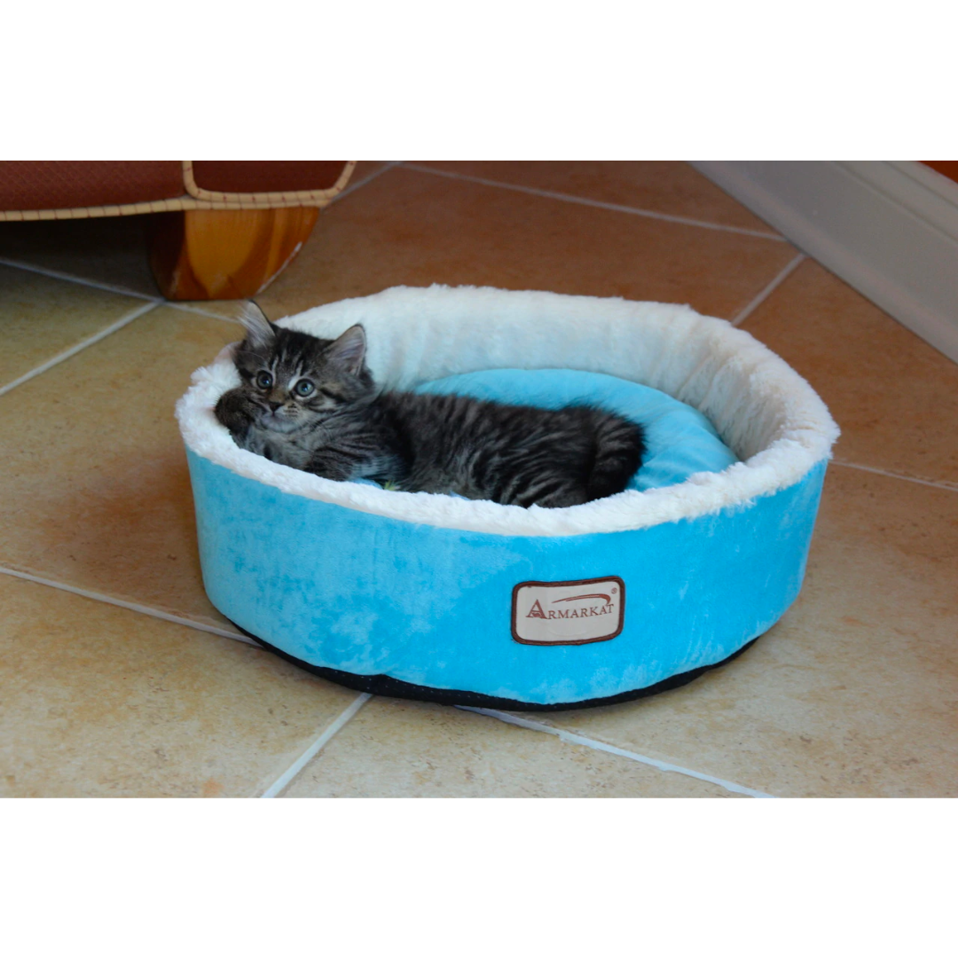 Robin's Egg Blue Nest Cat Bed by Armarkat