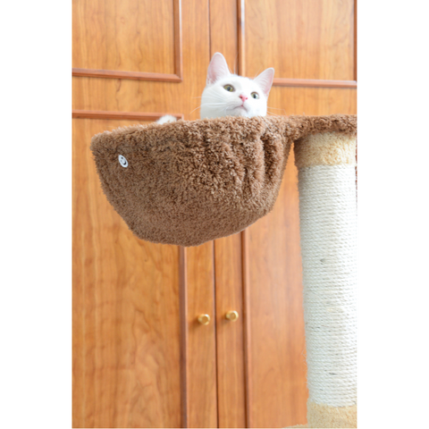 Premium 78-inch Ultra-Soft Faux Fleece Cat Tree, Goldenrod by Armarkat