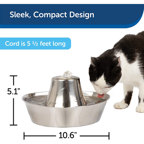 PetSafe Seaside Stainless Pet Fountain