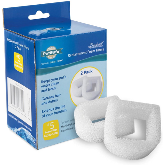 Replacement Foam Filters 2 Pack by PetSafe Drinkwell
