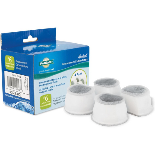 Replacement Carbon Filters 4 Pack by PetSafe Drinkwell