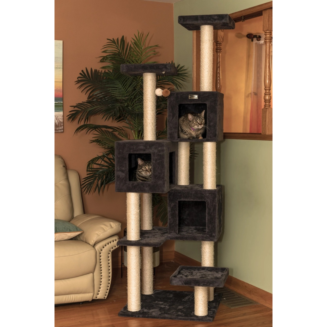 Classic 80-inch Giant Cat Tower for Multiple Cats by Armarkat