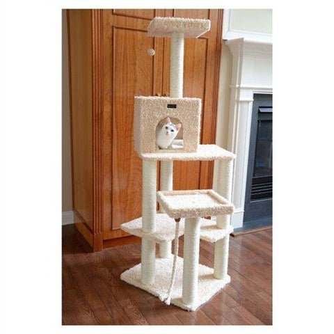 Classic 69-inch Ultra-Thick Faux Fur Cat Tree by Armarkat