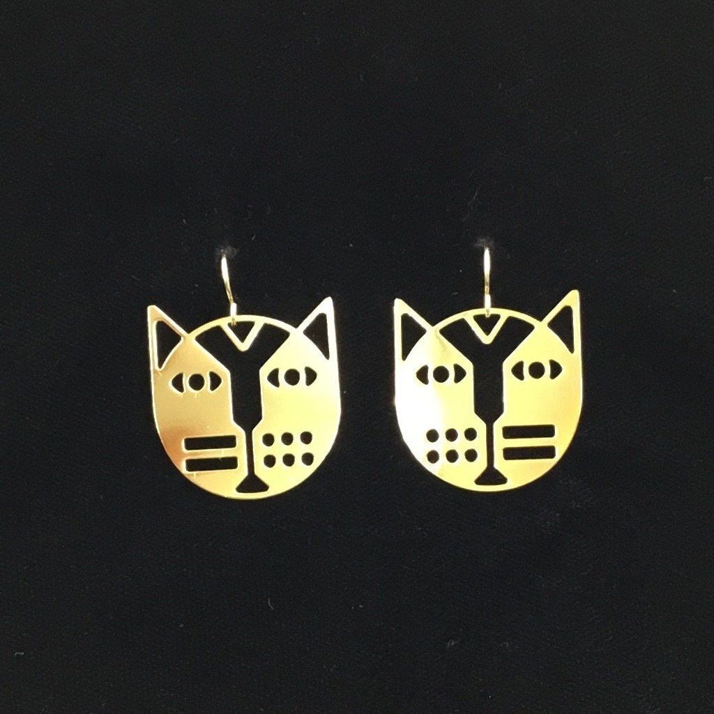 Cat Earrings by Cat Modern - 