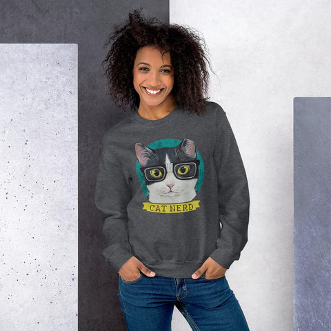 Cat Nerd Unisex Sweatshirt